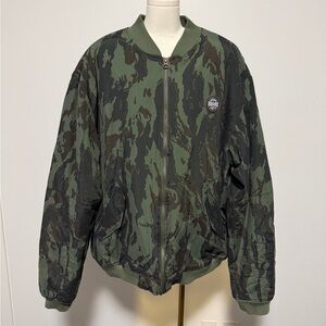 Quicksilver Men’s Camouflage Bomber Jacket